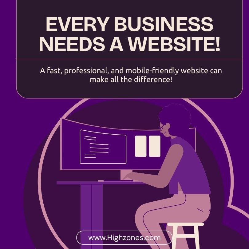 A person working on a computer, showing the importance of web development and website development for every business.