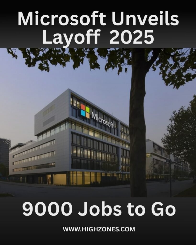 Microsoft layoff announcement in July 2025