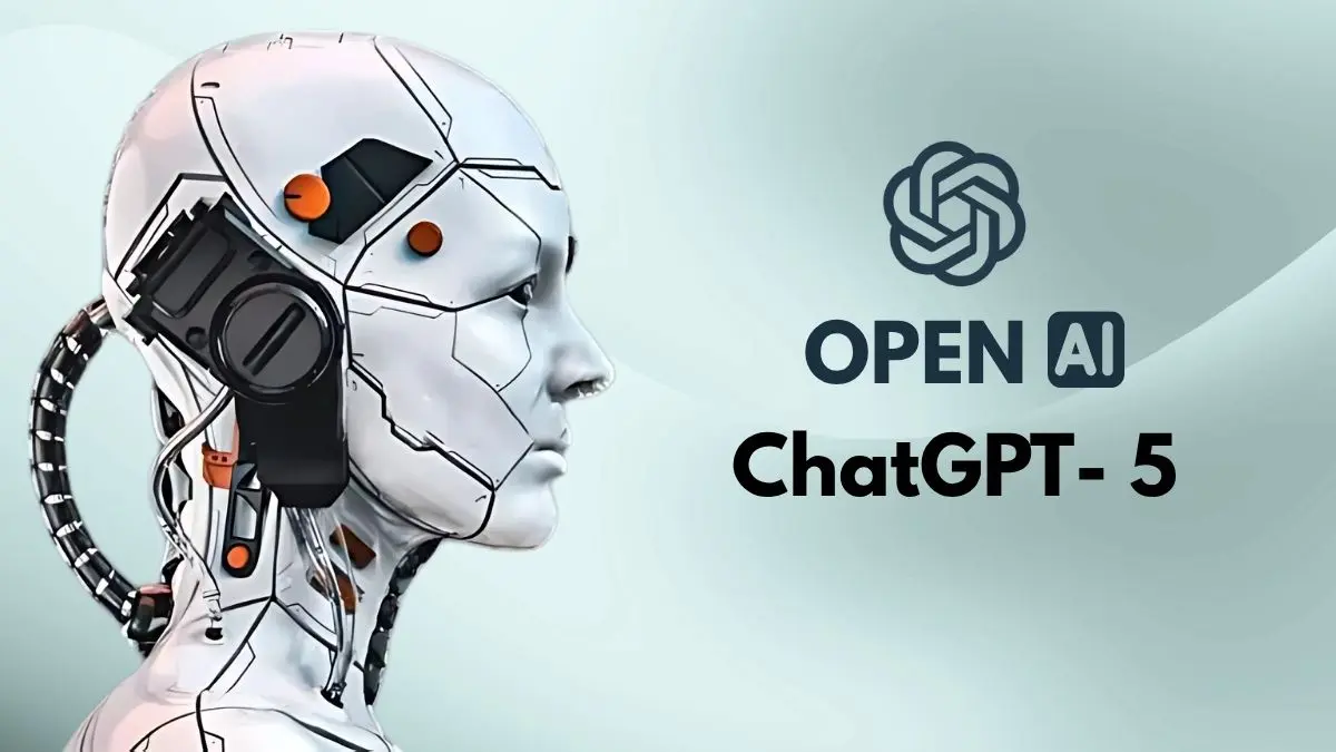 ChatGPT 5 AI, chat window and new features on a digital device in 2025.