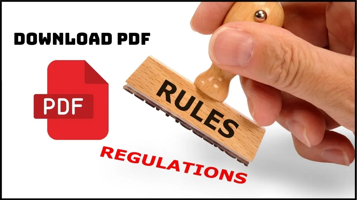 Hand holding a wooden stamp and a red PDF icon with text "DOWNLOAD PDF" on white background, related to rent receipt format.
